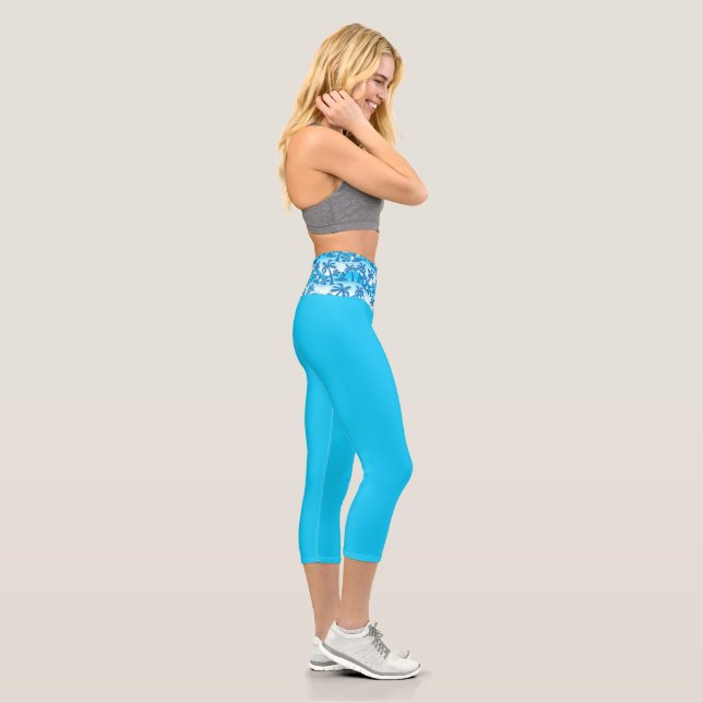 Blue Wave Capri Leggings (Rechts)