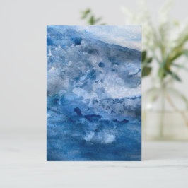 Blue Wave Card Mitteilungskarte