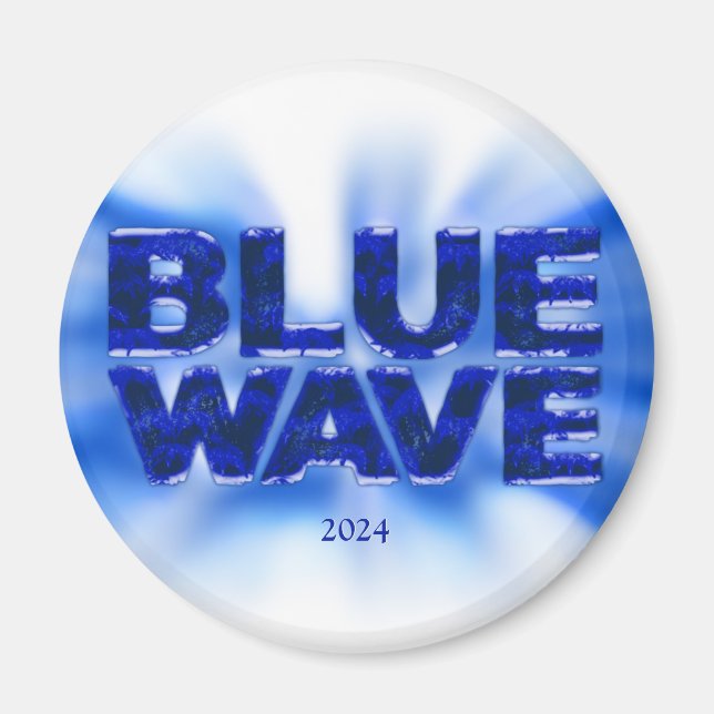 Blue Wave Democractic Magnet (Vorne)