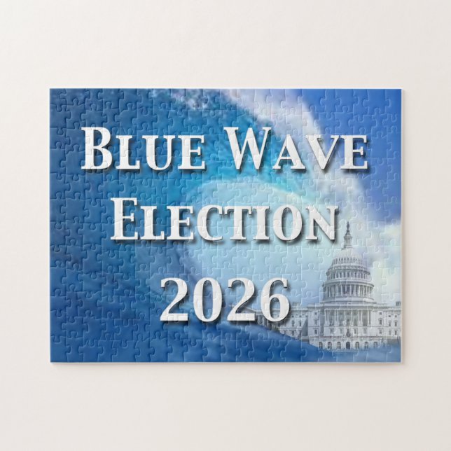 Blue Wave Election 2026 (Horizontal)