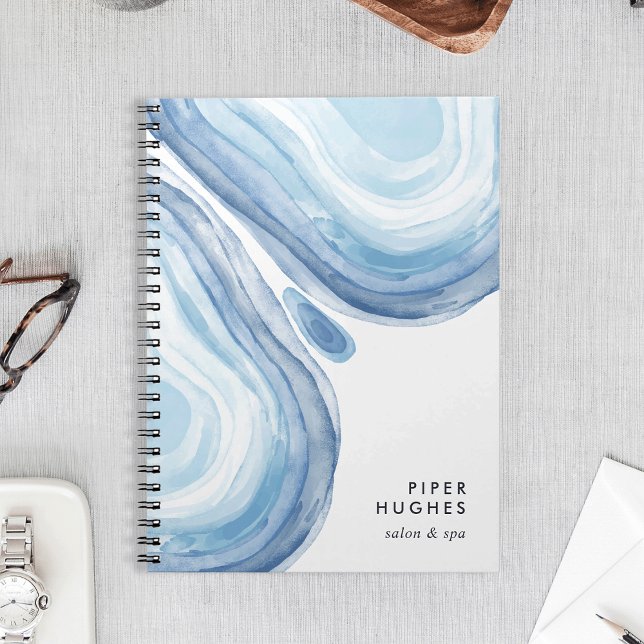 Blue Wave Geode Notizblock (Von Creator hochgeladen)