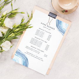 Blue Wave Geode | Preise und Dienstleistungen Flyer