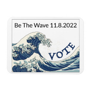 Blue Wave holt die Abstimmung raus Magnet