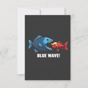 Blue Wave Kamala Harris Walz Fischwahl Einladung