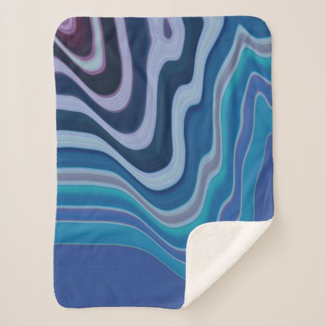 Blue Wave Sherpadecke (Vorderseite)
