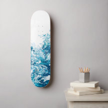 Blue Wave Skateboard