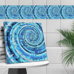 Blue Wave Spiral Mosaik Fliese<br><div class="desc">Blue Wave Spiral Mosaik</div>