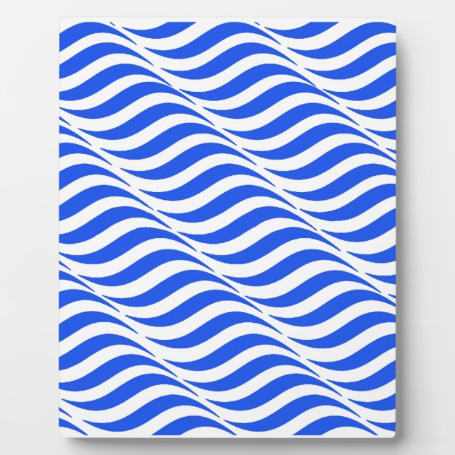 Blue Waves Fotoplatte (Vorderseite)