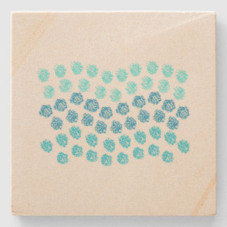 Blue Waves Sandstone Untersetzer