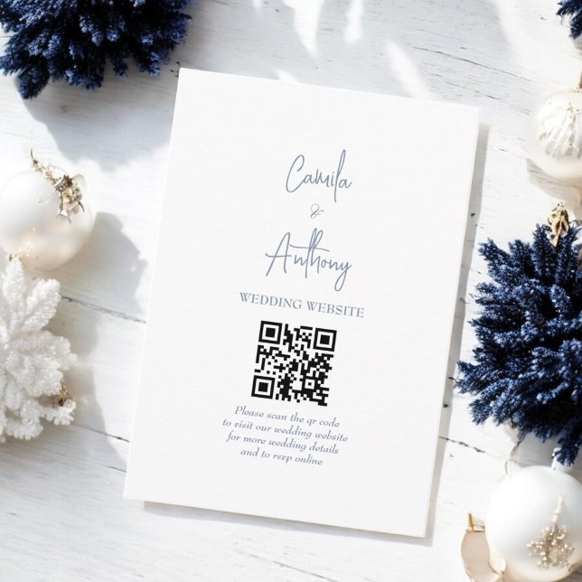 Blue Wedding Begleitkarte (Von Creator hochgeladen)