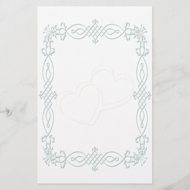 Blue Wedding Briefpapier (Vorderseite)