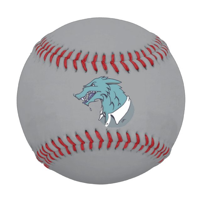 Blue Werewolf grauer Baseball (Vorderseite)