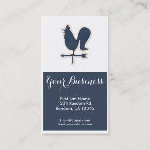 Blue Wetter Van individuell anpassbare Visitenkart Visitenkarte