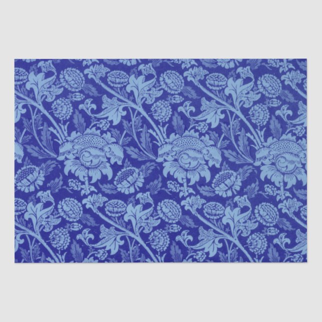 Blue Wey von William Morris Seidenpapier (Vorderseite)