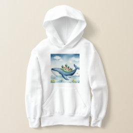 Blue whale hoodie