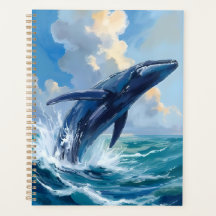 Blue Whale | Ocean Sea Animal Watercolor