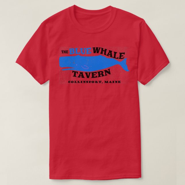 Blue Whale Tavern distressed T-Shirt (Design vorne)