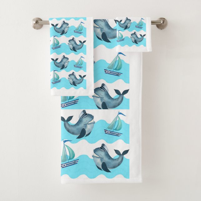 Blue Whales and Sailboats  (En situation)