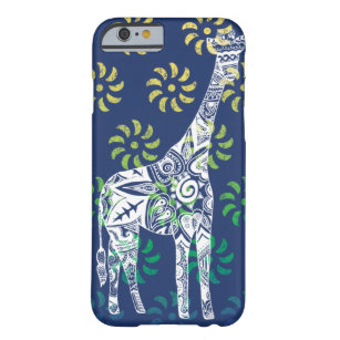Blue Whirls Giraffe iPhone 6 coque