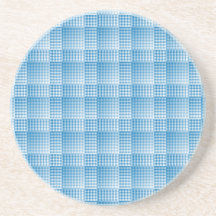 Blue White Checker Abstract Pattern