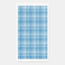 Blue White Checker Abstract Pattern
