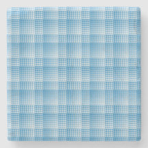 Blue White Checker Abstract Pattern