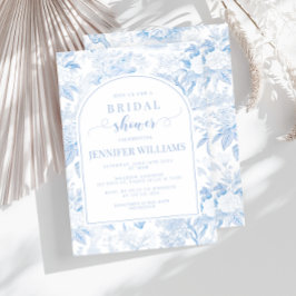 Blue White Chinoiserie Bridal Dusche Einladung