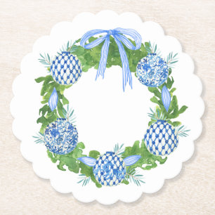 Blue & White Chinoiserie Grandmillenium Weihnachte Untersetzer