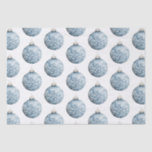 Blue White Christmas Snowflakes Ornamente Seidenpapier<br><div class="desc">Blaue weiße Weihnachtsschmuck</div>