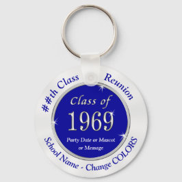 Blue White Class of 1969 Class-Wiedersehen-Schlüss Schlüsselanhänger