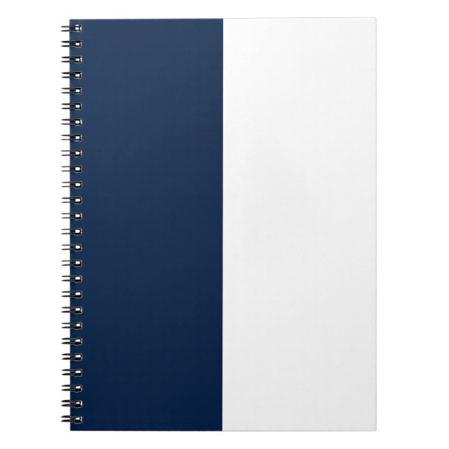 Blue & White CUSTOM Notizblock (Vorderseite)
