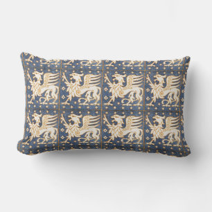 BLUE WHITE FANTASY GRIFFINS LENDENKISSEN