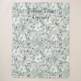 Blue White Floral Dragonflies Sherpadecke