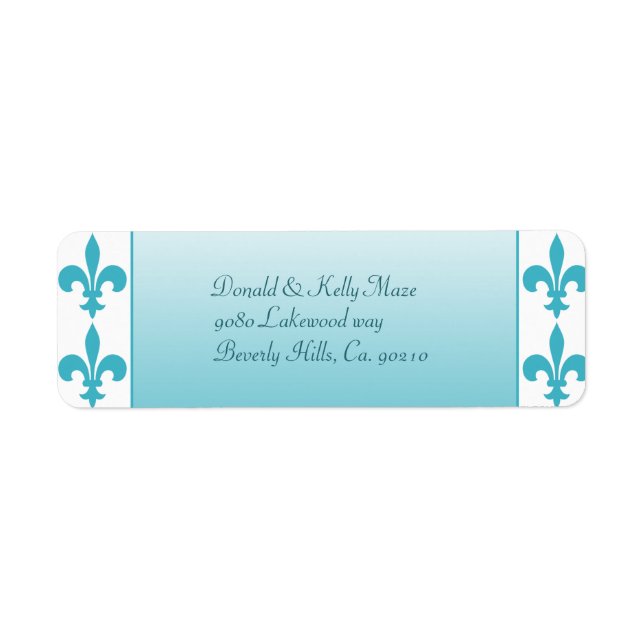 Blue & White Lilie Wedding (Vorne)