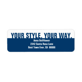 Blue White Modern Simple Trend Setter Business A2