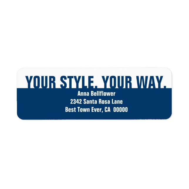 Blue White Modern Simple Trend Setter Business A2 (Vorne)