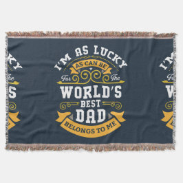 Blue White Orange Worlds Bester Vater Decke