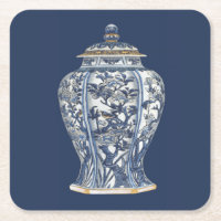 Blue & White Porcelain Vase von Vision Studio
