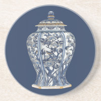 Blue & White Porcelain Vase von Vision Studio