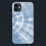 Blue White Shibori Gefärbte Krawatte Case-Mate iPhone Hülle<br><div class="desc">Eine schöne Gehäuse blauen Krawatte-Farbstoff shibori Design Handy Gehäuse.</div>