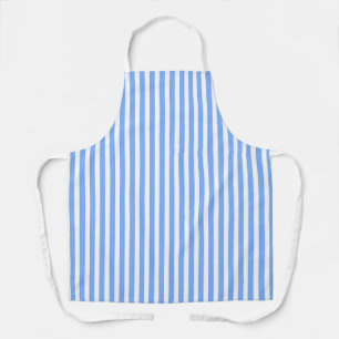 Blue White Stripes Koch Baker Caterer Schürze