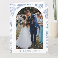 Blue White Willow Floral Foto Hochzeit