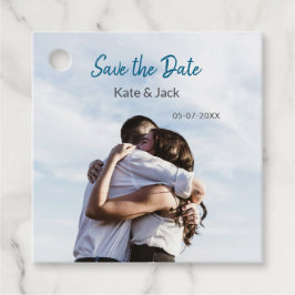 BLUE WHUE CLASSIC SCAN SAVE THE DATE GESCHENKANHÄNGER
