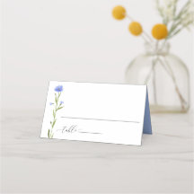 Blue Wildblume Wedding Guest Escort