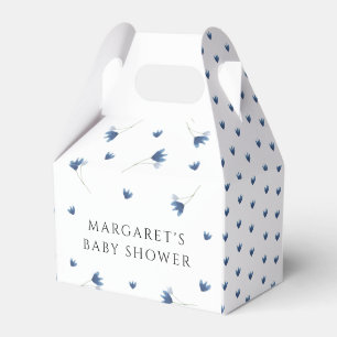 Blue Wildblumen Baby Dusche Geschenkschachtel