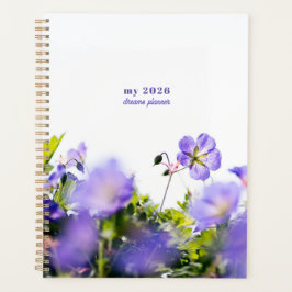 Blue Wildflower Dreams Planner Planer