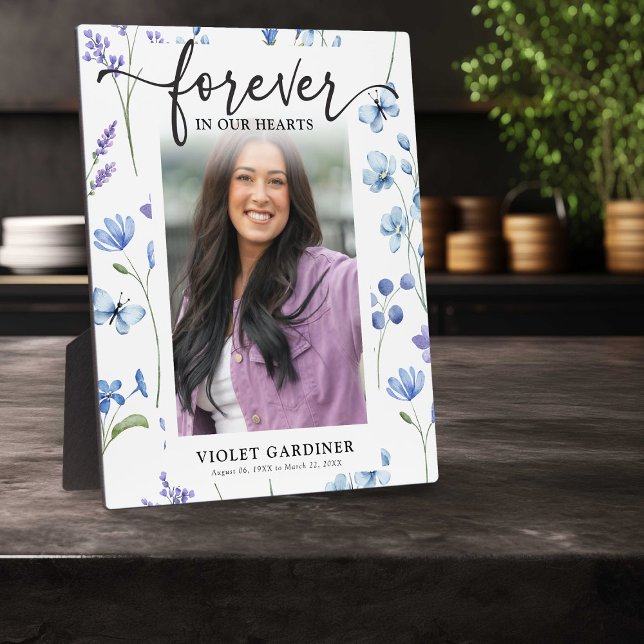 Blue Wildlfower Foto Forever in unserem Herzen Fotoplatte (Von Creator hochgeladen)