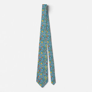 BLUE WILLIAM MORRIS KRAWATTE