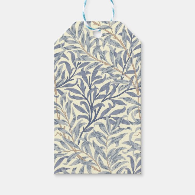 Blue Willow Bough (von William Morris) Geschenkanhänger (Vorderseite)