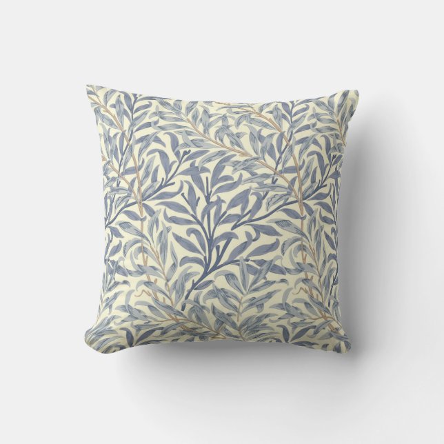 Blue Willow Bough (von William Morris) Kissen (Vorderseite)